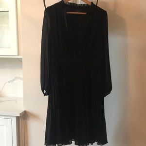 Black Chiffon Style Cocktail Dress